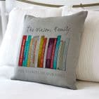 Personalised Book Family Edition Cushion